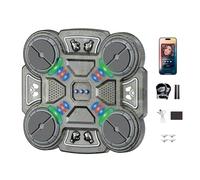 Kouamor Kids Punching Machine, Music Boxing Machine, Boxing Machine Wall Mounted, Smart Music Boxing Machine with Boxing Gloves & Bluetooth, Gifts for Kids Children (E1)