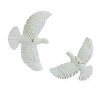 Kouamor Multi-Pack Acrylic Turtle Doves Christmas Tree Decoration, Two Turtle Doves Christmas Ornaments for The Home, Meaningful Gifts for Friendship Friends Family (2pcs)