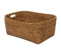 Kouboo Storage Basket, Rattan, Honey Brown, L