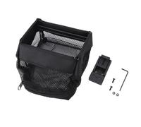 KOUDBNSMU Brass Shell Catcher Bag, Mesh Brass Collector Bag with Quick Release Zippered Bottom, Tear Resistance Portable Black Outdoor Shell Storage Bag for Range and