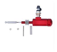 KOUDBNSMU M10 x 1.25mm Motorcycle Brake Pump, Hydraulic Clutch Master Cylinder for ATV Bike, Aluminum Alloy Structure with Resistance, Upgrade from Traditional Brake (B(red))