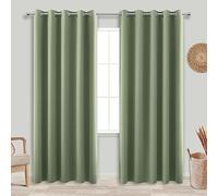 KOUFALL Sage Green Blackout Curtains 72x84 Inch Length for Bedroom