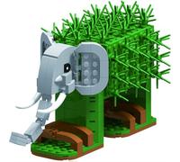Kouipoie Italian Toy Brainrot Building Blocks For Kids And Adults,Tralalero Shark Action Figures,Weird Stuff Collectible,Creative Toys And Games,Tung Tung Sahur Anime Gift Set.(Elephant)