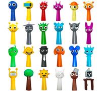 Kouipoie Sprunki Action Figures, Set of 12 Colourful Toys for Children, Safe and Durable, Perfect as Christmas Gifts for Boys and Girls Game Enthusiasts. (A+B)