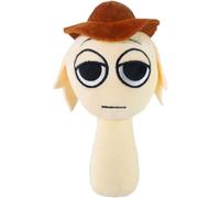 Kouipoie Sprunki Plush Toy,9.8" Soft & Squishy Stuffed Animal Inspired By Game,Cute Collectible Plush For Kids & Fans,Ideal Stocking Stuffers For Boys,Girls, Ages 4-10+ (Beige)
