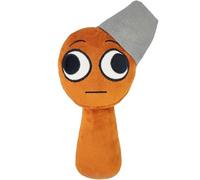 Kouipoie Sprunki Plush Toy,9.8" Soft & Squishy Stuffed Animal Inspired By Game,Cute Collectible Plush For Kids & Fans,Ideal Stocking Stuffers For Boys,Girls, Ages 4-10+ (Brown B)