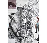 Koumu New York Graffiti Mural Random Weird Deer Steampunk Photo Large Wall Art Print Canvas Premium Mural