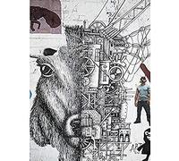 Koumu New York Graffiti Mural Random Weird Deer Steampunk Photo Unframed Wall Art Print Poster Home Decor Premium