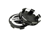 KOUNNENA 4Pcs Black ABS Plastic Snap-On Hub Centre Caps Cover 60mm for Nissan j10 j11 j12 N15 N16 N17 Y60 Y61 Y62