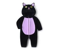 Kouoybt Baby Halloween Costumes Cute Animal Funny Monster Costume Infant Fleece Jumpsuit Romper Animal Onesie (B-Purple, 18-24 Months)
