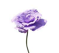 Kouoybt Giant Flowers for Decoration Artificial Peony Flower with Stem Large Fake Flower for Background Wedding Stage Decor (Purple, 50cm)