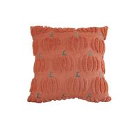 Kouoybt Halloween Pillow Covers, Pumpkin Spooky Ghost Cushion Covers, Soft 3D Sewing Throw Pillow Cases for Sofa Bed Couch Halloween Decorations (Red, 45cm*45cm)