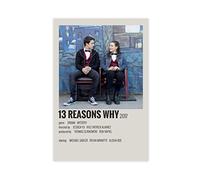 KOURT 13 Reasons Why Movie Poster Canvas Poster Bedroom Decor Sports Landscape Office Room Decor Gift Unframe: 12x18inch(30x45cm)