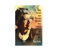 KOURT Rosa Parks Motivational Quote I Have Learned Over Canvas Poster Bedroom Decor Sports Landscape Office Room Decor Gift Unframe: 12x18inch(30x45cm)