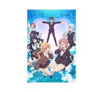 KOURT The 100 Girlfriends Who Really Love You Anime Canvas Poster Wall Art Decor Print Picture Paintings for Living Room Bedroom Decoration Unframe： 20x30inch(50x75cm)