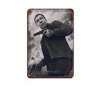KOURT The Equalizer 2 Vintage Movie Poster Tin Sign Vintage Metal Pub Club Cafe Bar Home Wall Art Decoration Poster Retro 8x12inch(20x30cm)