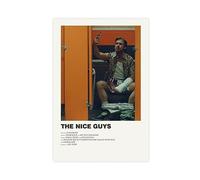 KOURT The Nice Guys Alternative Minimalist Movie Poster Canvas Poster Bedroom Decor Sports Landscape Office Room Decor Gift Unframe： 12x18inch(30x45cm)