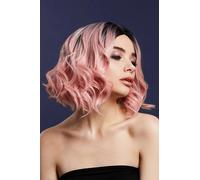 Deluxe Two Toned Blend Kourtney Wig - Baby Pink - Smiffys Fever