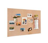 Koushine Large Felt Bulletin Board 0.35in Thicker, Cork Board with Safe Removable Nano Self-Adhesive Tabs, Wall Felt Board for Bedrooms, Living Rooms, Offices, Flower Shops (Dark Camel, 120x90 cm)