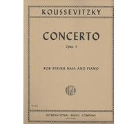 Koussevitzky, Serge - Concerto, Op. 3 - Bass and Piano - edited by Fred Zimmermann - International