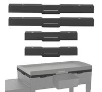 Koutemie Wind Guard for Blackstone 22" Griddle Accessories with Magnetic Grill Heat Shield, Heavy Duty Steel Wind Screens Compatible with Rear Grease Cup, Hood and Side Shelf, Black, KTM-WG-22 INCH