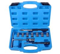 KOUTIANWU Professional Diesel Injector Seat Cutter, Injector Seat Cleaning Kit Carbon Remover Set (10PCS)