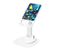 KOUUIP Abstract Science Chemistry 360 Swivel Phone Stand Adjustable Angle Portable Foldable Desktop Dock with Non-Slip Base