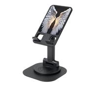 KOUUIP Angel Wing 360 Swivel Phone Stand Adjustable Angle Portable Foldable Desktop Dock with Non-Slip Base