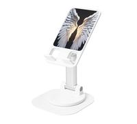 KOUUIP Angel Wing 360 Swivel Phone Stand Adjustable Angle Portable Foldable Desktop Dock with Non-Slip Base
