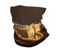 KOUUIP Brooklyn Bridge print Headband Neck Gaiter Head Wrap Headwear Face Mask Magic Scarf Bandana for Men and Women