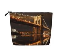 KOUUIP Brooklyn Bridge Print Ladies Handbag, Black, One Size, Black, One Size, Black, Taglia Unica