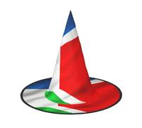 KOUUIP Costa Rica Flag 1 Print Women Witch Hat - Cosplay Party Costume Accessory For - Halloween Party Decor Costume