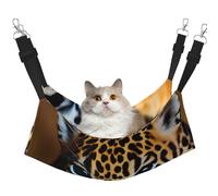 KOUUIP Cute Baby Jaguar 1 Print Cat Hammock for Cage Hanging,Pet Hammock Bed Adjustable,Soft Sleeping Hammock for Cats,Ferret