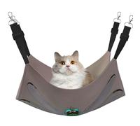 KOUUIP Dragonfly Print Cat Hammock for Cage Hanging,Pet Hammock Bed Adjustable,Soft Sleeping Hammock for Cats,Ferret