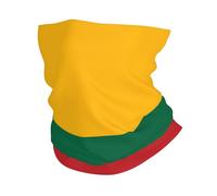 KOUUIP Flag of Lithuania print Headband Neck Gaiter Head Wrap Headwear Face Mask Magic Scarf Bandana for Men and Women