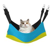 KOUUIP Flag of The Sultanate of Burongan Print Cat Hammock for Cage Hanging,Pet Hammock Bed Adjustable,Soft Sleeping Hammock for Cats,Ferret
