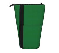 KOUUIP Flag of the Sultanate of Delhi print Telescopic Pencil Bag Pen Holder Stationery Case, Stand-up Retractable Bag Standing Organizer