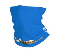 KOUUIP Oklahoma State Flag print Headband Neck Gaiter Head Wrap Headwear Face Mask Magic Scarf Bandana for Men and Women