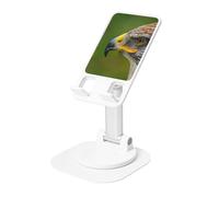 KOUUIP Sharp Gold Falcon 360 Swivel Phone Stand Adjustable Angle Portable Foldable Desktop Dock with Non-Slip Base