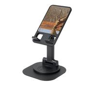 KOUUIP Thirsty Tan Impala 360 Swivel Phone Stand Adjustable Angle Portable Foldable Desktop Dock with Non-Slip Base