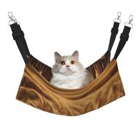 KOUUIP Wheat Field Print Cat Hammock for Cage Hanging,Pet Hammock Bed Adjustable,Soft Sleeping Hammock for Cats,Ferret
