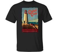 kouxi Men's Cabot Cove Maine England Population On The Decline Men & T-Shirt Black XXL