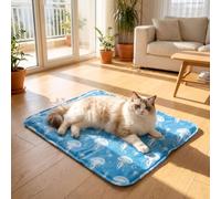 Kovah Cooling Mat, Self Cooling Mat For Dogs & Cats, Portable Pet Cool Bed Mat Summer Dog Bed Supplies, Foldable Pet-Safe Mat For Crate Kennel Car Indoor Outdoor Summer，30 * 40cm