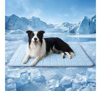 Kovah Dog Cooling Mat, Gel Free, 4 Degrees Cooler in Minutes，blue：16 * 20in | 70 X 100 Cm Kovah Cat Cooling Mat, Sustainable Use, Washable, Anti-Slip Chew-Resistant, Great for Dogs Cats in Hot Summer