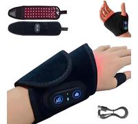 Kovarai TheraWrap for Carpal Tunnel, Red Light with 3 Heat Levels