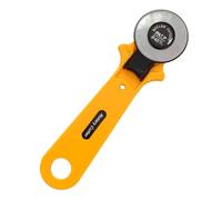 Kovcfon 45mm Fabric Cutter with Scale Leather Rotary Cutters Plastic Handle Wheel Cutter for Papers Leather Fabric Sewing Plastic