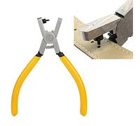 Kovcfon Watch Hole Punch Plier Yellow Diy Strap Hole Punching Plier for Leather Canvas Paper Universal 2.0mm Belt Hole Puncher Tool