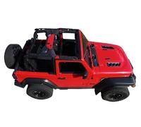 Koverz Neoprene Roll Bar Cover Padding Compatible with 2-Door Jeep Wrangler JL 2018-Present - Black