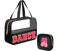 Kovewon Clear-Bag, Black-Dance, 2 PCS