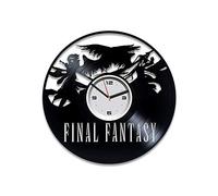 Kovides Fantasy Vinyl Record Wall Clock Fantasy Gift Fantasy Vinyl Wall Clock Fantasy Vinyl Clock Fantasy Clock Gift for Gamer Fantasy Wall Clock Modern